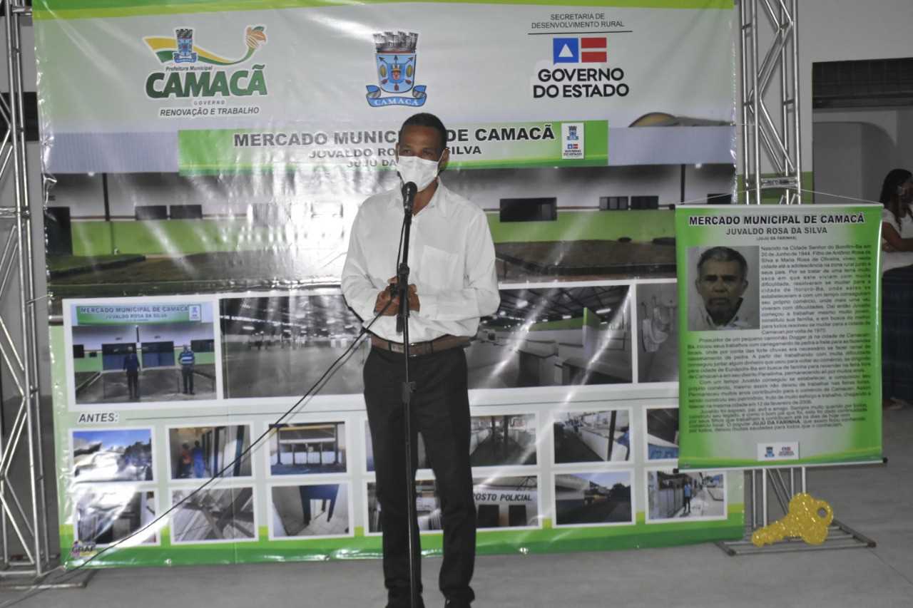 Camacã: Centro de Abastecimento (Mercado Municipal) é entregue com homenagem